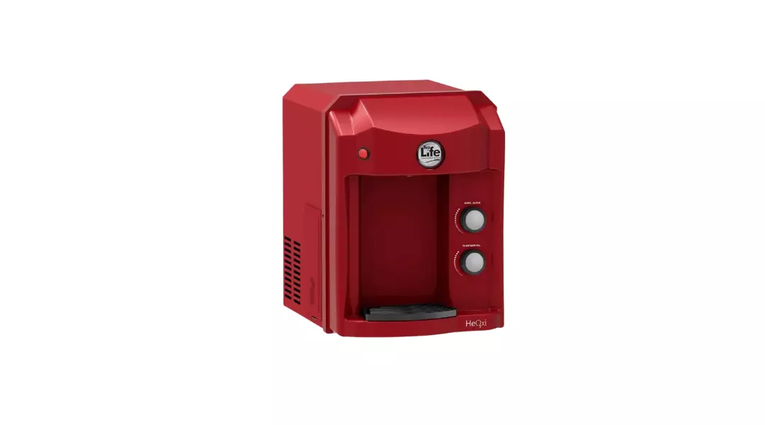 Purificador Agua Ozonizada Alcalina Ionizada Top Life - 127V (Vermelho)